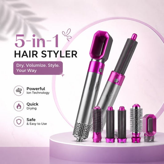 5 in 1 Hot Air Brush