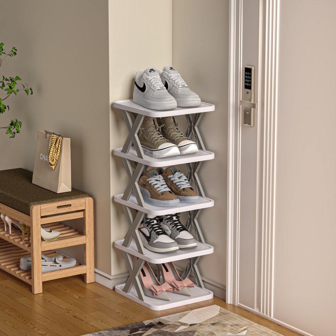 X Shape Shoe Rack 5-Tier