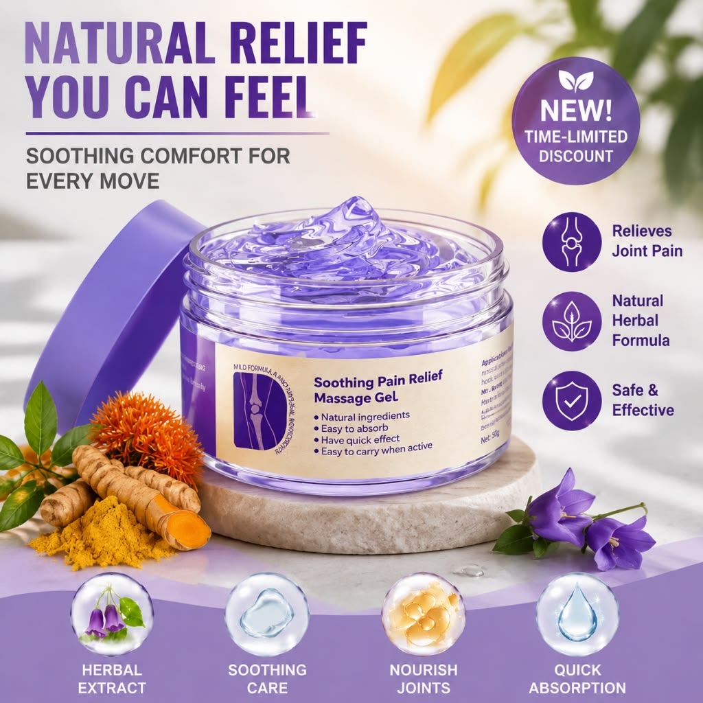 Soothing Pain Relief Massage Gel