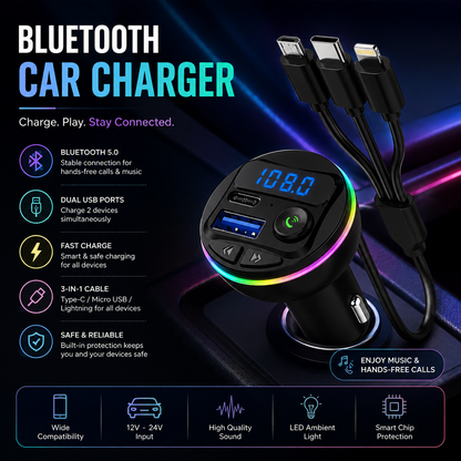 Bluetooth Car FM Transmitter
