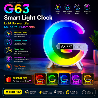LED Wireless Charger Speaker