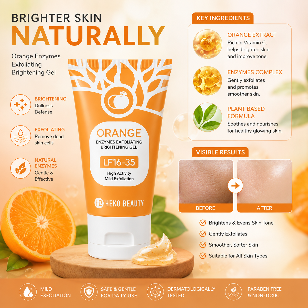 Orange Exfoliating Gel