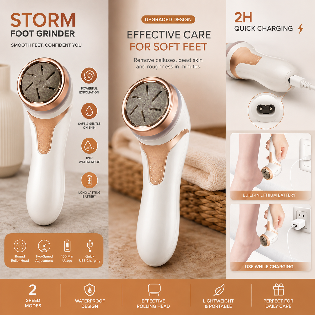Storm Electric Foot Grinder