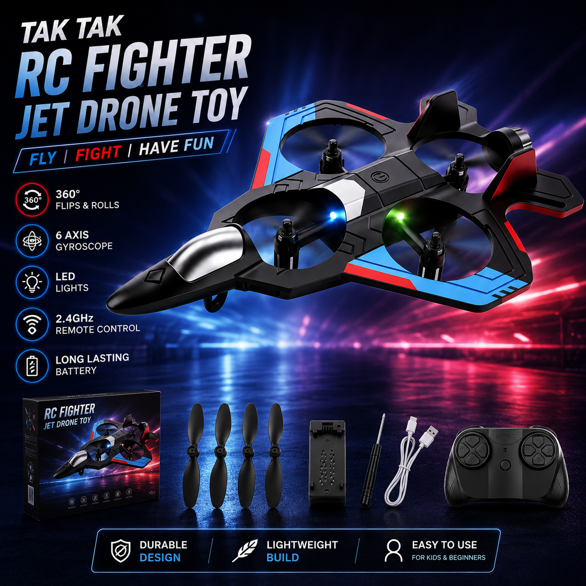 TAK TAK RC Fighter Jet